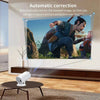 Salange P300 Mini Portable Projector – 4K Decoding, Android 11, WiFi & Bluetooth 5.1
