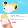 1080P Full HD Mini Projector – 4K Video Playback, Portable LED, HDMI & WiFi Connectivity